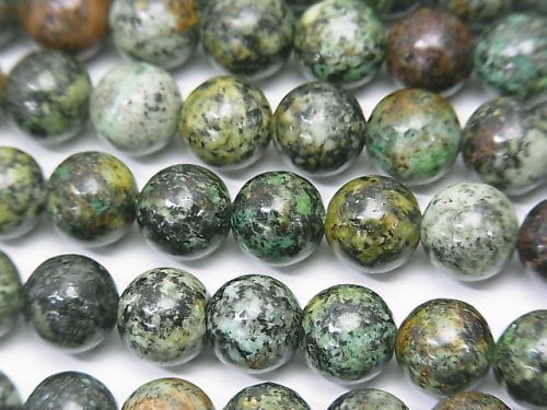 Round, Turquoise Gemstone Beads