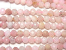 [Video] High Quality! Pink Opal AA++ Faceted Round 4mm 1-strand beads (approx. 15 inches/37 cm)