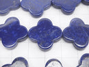 Lapislazuli AA ++ Flower Motif 20x20x4mm 1/4 or 1strand beads (aprx.15inch / 36cm)