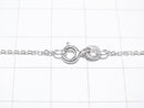 Silver925 Flat Cable Chain 1.2mm Pure Silver Finish [40cm][45cm][50cm][60cm] Necklace 1pc