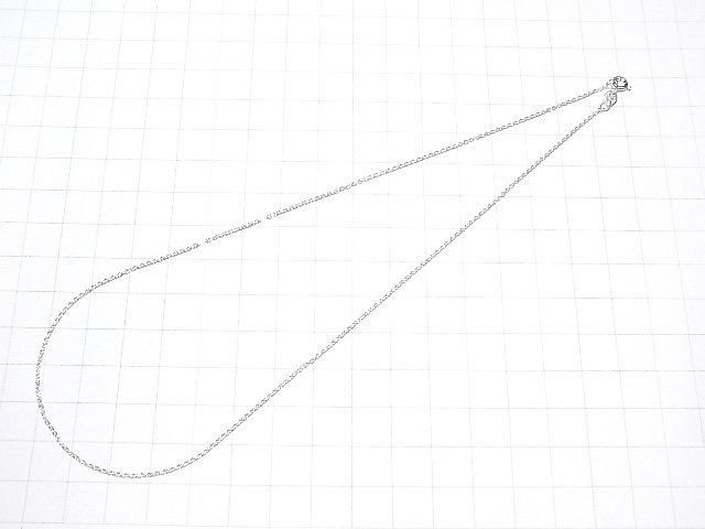 Silver925 Flat Cable Chain 1.2mm Pure Silver Finish [40cm][45cm][50cm][60cm] Necklace 1pc