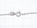 Silver925 Flat Cable Chain 1.3mm Sterling Silver Finish [40cm][45cm][50cm][60cm] Necklace 1pc
