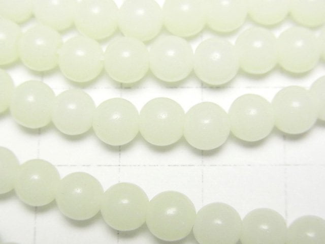 [Video] Luminous Glow Stone Round 6mm 1strand beads (aprx.15inch/36cm)