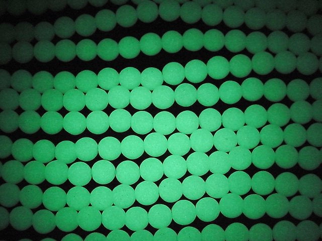 [Video] Luminous Glow Stone Round 6mm 1strand beads (aprx.15inch/36cm)