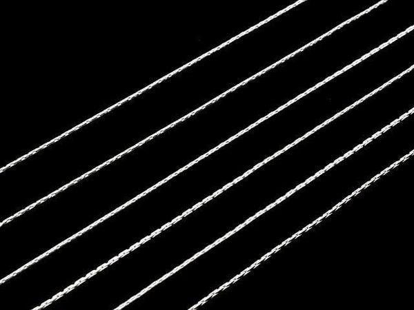 Silver925 Beading Chain, 0.7mm, Pure Silver Finish, [40cm][45cm][50cm][60cm] Necklace, 1pc