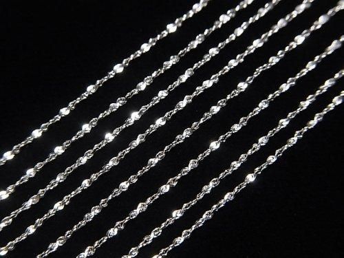 Silver 925 Twist (S-shaped) Chain 0.8mm Rhodium Plated [40cm][45cm][50cm] Necklace 1pc