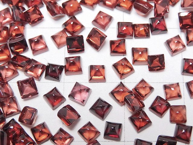 High Quality Garnet AAA Square Cabochon 3x3x2mm 20pcs $5.79!