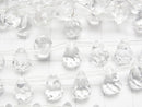 [Video] Crystal AAA Drop Faceted Briolette 10x7x7mm 1/4 or 1strand beads (aprx.15inch/37cm)