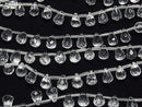 [Video] Crystal AAA Drop Faceted Briolette 10x7x7mm 1/4 or 1strand beads (aprx.15inch/37cm)