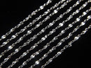 Silver925 Twist (S-shaped) Chain 1mm Rhodium Plated [40cm][45cm][50cm][60cm] Necklace 1pc