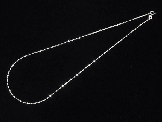 Silver 925 Twist (S-shaped) Chain 1mm Rhodium Plated [40cm][45cm][50cm][60cm] Necklace 1pc
