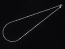 Silver925 Twist (S-shaped) Chain 1mm Rhodium Plated [40cm][45cm][50cm][60cm] Necklace 1pc