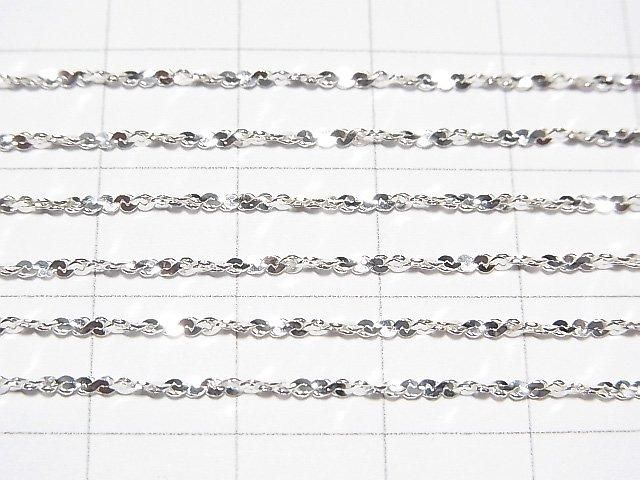 Silver 925 Twist (S-shaped) Chain 1.2mm Pure Silver Finish [40cm][45cm][50cm][60cm] Necklace 1pc