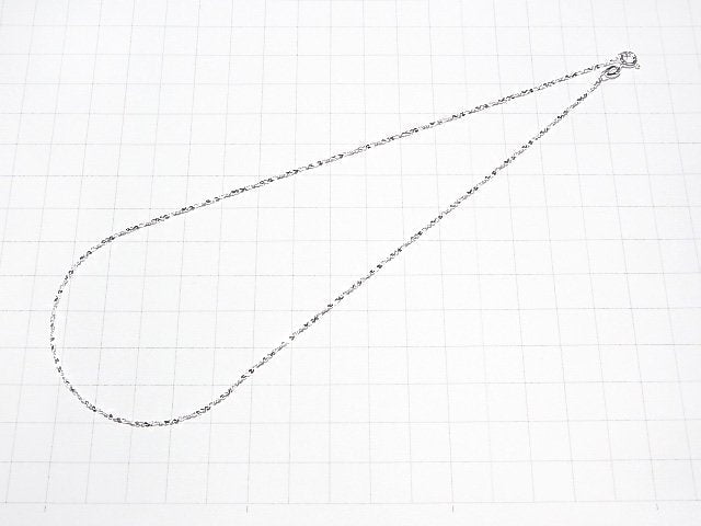 Silver925 Twist (S-shaped) Chain 1.2mm Pure Silver Finish [40cm][45cm][50cm][60cm] Necklace 1pc
