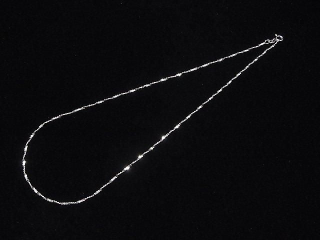 Silver 925 Twist (S-shaped) Chain 1.2mm Rhodium Plated [40cm][45cm][50cm][60cm] Necklace 1pc