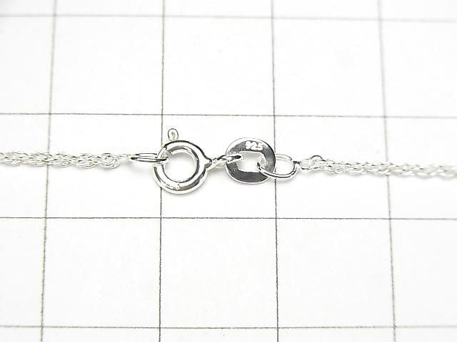 Silver925 Rope Chain 1.2mm Pure Silver Finish [40cm][45cm][50cm][60cm] Necklace 1pc