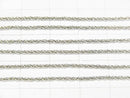 Silver925 Rope Chain 1.2mm Rhodium Plated [40cm][45cm][50cm][60cm] Necklace 1pc