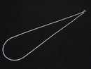 Silver925 Rope Chain 1.2mm Rhodium Plated [40cm][45cm][50cm][60cm] Necklace 1pc