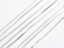 Silver925 Box Chain 0.7mm Pure Silver Finish [40cm][45cm][50cm][60cm][75cm] Necklace 1pc