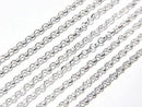 Silver925 Rolo Chain NO.2 1.7mm Sterling Silver Finish [40cm][45cm][50cm][60cm] Necklace 1pc