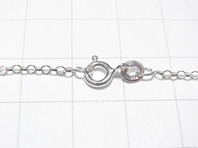 Silver925 Rolo Chain NO.2 1.7mm Sterling Silver Finish [40cm][45cm][50cm][60cm] Necklace 1pc