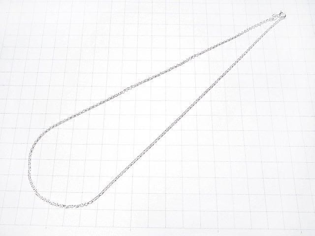 Silver925 Rolo Chain NO.2 1.7mm Sterling Silver Finish [40cm][45cm][50cm][60cm] Necklace 1pc