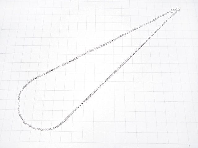 Silver925 Rolo Chain NO.2 1.7mm Sterling Silver Finish [40cm][45cm][50cm][60cm] Necklace 1pc