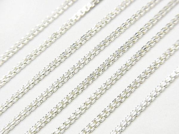 Silver925 Design Box Chain 1.1mm Pure Silver Finish [40cm][45cm][50cm] Necklace 1pc