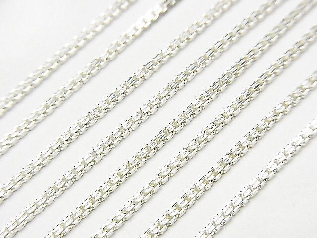 Silver925 Design Box Chain 1.1mm Pure Silver Finish [40cm][45cm][50cm] Necklace 1pc