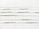 Silver925 Design Box Chain 1.1mm Pure Silver Finish [40cm][45cm][50cm] Necklace 1pc