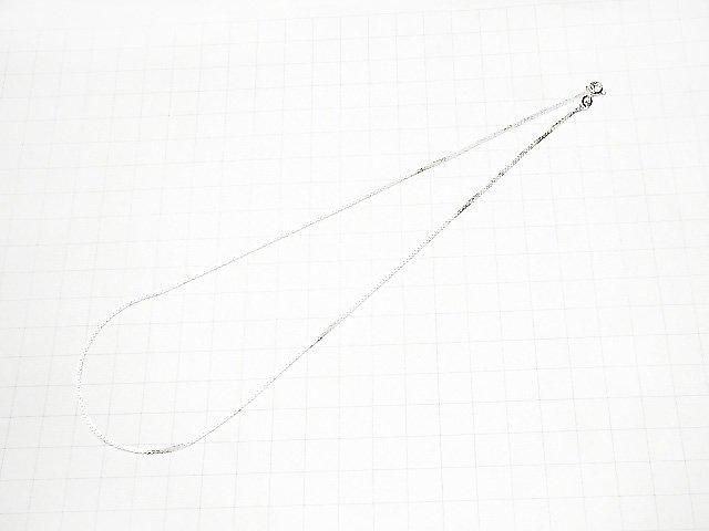 Silver925 Design Box Chain 1.1mm Pure Silver Finish [40cm][45cm][50cm] Necklace 1pc