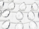 [Video] Crystal AAA Pear shape Faceted Briolette 18x13mm 1/4 or 1strand beads (aprx.15inch/36cm)