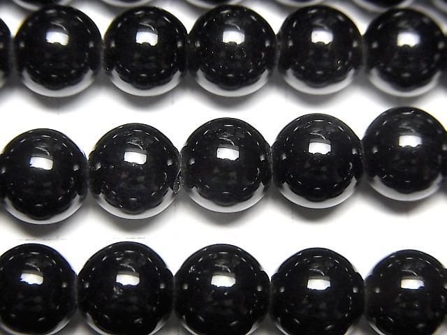 西藏莫里恩水晶石英 AAA 圓形 8毫米 [2毫米孔] 半串或一串珠子 (約15英吋/37公分)