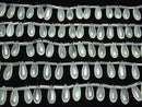 [Video] High Quality Light Green Color Chalcedony AAA Pear shape (Smooth) 15x6mm half or 1strand beads (aprx.6inch / 14cm)