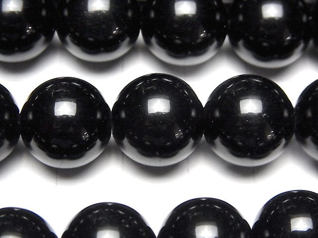 [Video] Tibetan Morion Crystal Quartz AAA Round 14mm [2mm hole] 1/4 or 1strand beads (aprx.15inch/36cm)