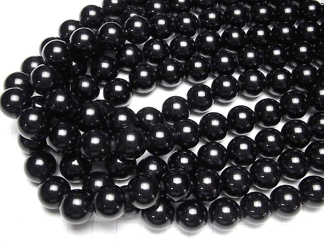 [Video] Tibetan Morion Crystal Quartz AAA Round 14mm [2mm hole] 1/4 or 1strand beads (aprx.15inch/36cm)
