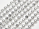 Silver925 Cut Ball Chain 3mm Pure Silver Finish [45cm][50cm][60cm] Necklace 1pc