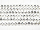 Silver925 Cut Ball Chain 3mm Pure Silver Finish [45cm][50cm][60cm] Necklace 1pc