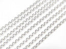 Silver925 Rolo Chain 1.6mm Sterling Silver Finish [40cm][45cm][50cm][60cm] Necklace 1pc