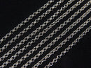 Silver925 Rolo Chain 1.6mm Rhodium Plated [40cm][45cm][50cm][60cm] Necklace 1pc