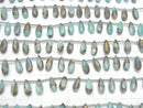 [Video] Copper Amazonite AAA Pear shape (Smooth) 12x5mm half or 1strand (15pcs )
