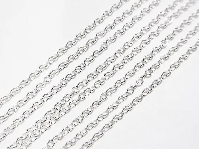 925純銀線鍊 1.1mm 純銀色 [40cm][45cm][50cm] 項鍊 1條