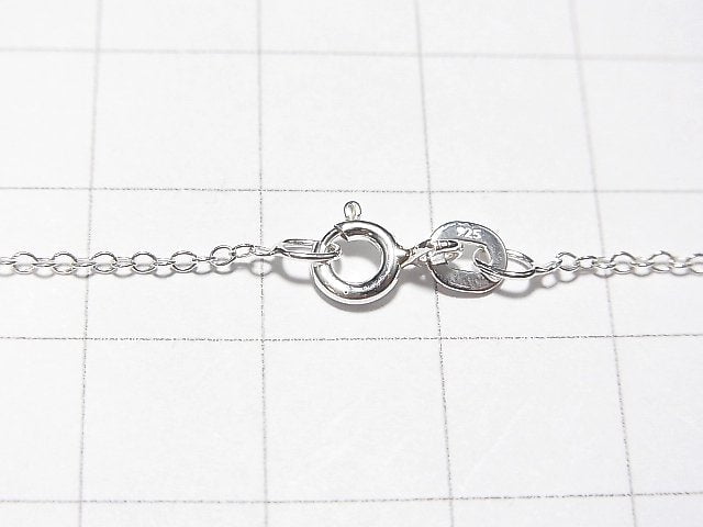 Silver925 Cable Chain 1.1mm Pure Silver Finish [40cm][45cm][50cm] Necklace 1pc