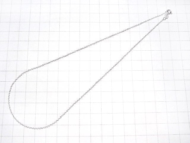 Silver925 Cable Chain 1.1mm Pure Silver Finish [40cm][45cm][50cm] Necklace 1pc
