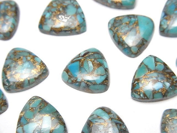 Cabochon, Copper Turquoise & Amazonite Gemstone Beads