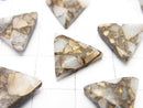 Copper Calcite AAA Triangle Cabochon 12x12mm 3pcs $7.79!