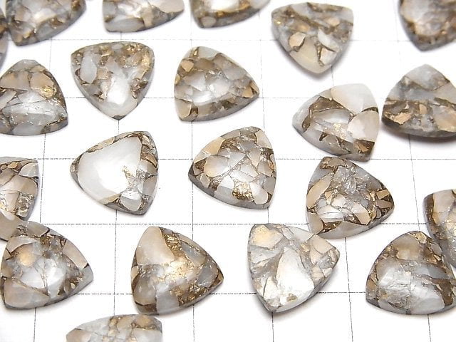 [Video] Copper Calcite AAA Triangle Cabochon 12x12mm 3pcs $8.79!