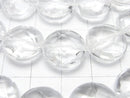 [Video] Crystal AAA Faceted Coin 12x12x6mm 1/4 or 1strand beads (aprx.14inch / 35cm)