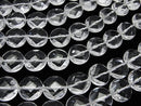 [Video] Crystal AAA Faceted Coin 12x12x6mm 1/4 or 1strand beads (aprx.14inch / 35cm)