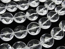 [Video] Crystal AAA Faceted Coin 16x16x8mm 1/4 or 1strand beads (aprx.13inch / 33cm)